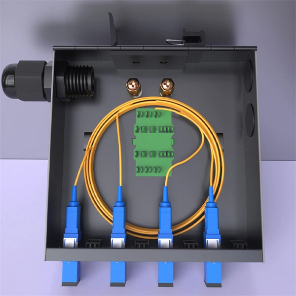 Conduit dimensions through the distribution box