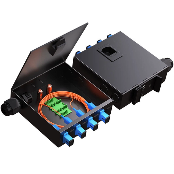 Where should the fiber optic cable of the switch be connected