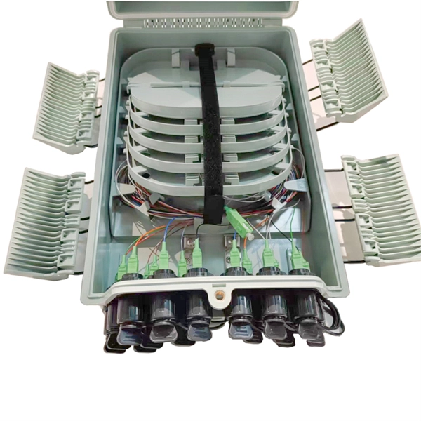 What are the dimensions of the switch holes in the distribution box 