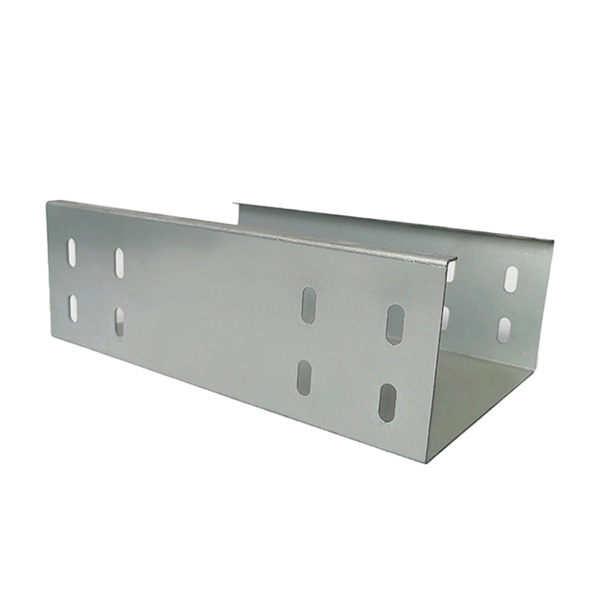Angle steel cable trays across trenches