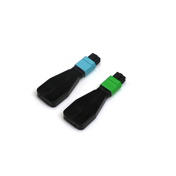 Fiber optic cable front panel USB